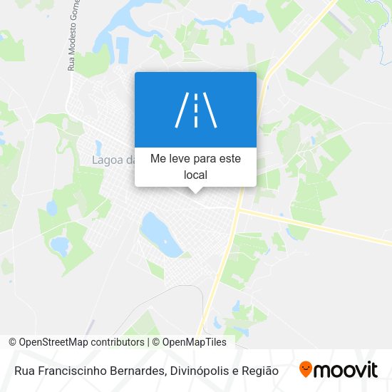 Rua Franciscinho Bernardes mapa