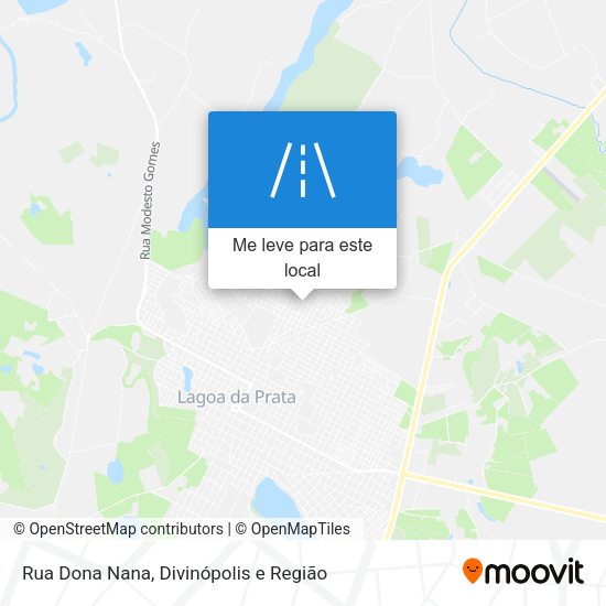 Rua Dona Nana mapa