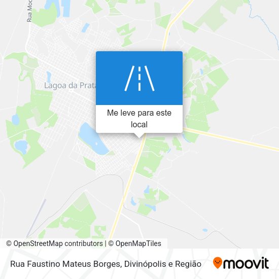 Rua Faustino Mateus Borges mapa