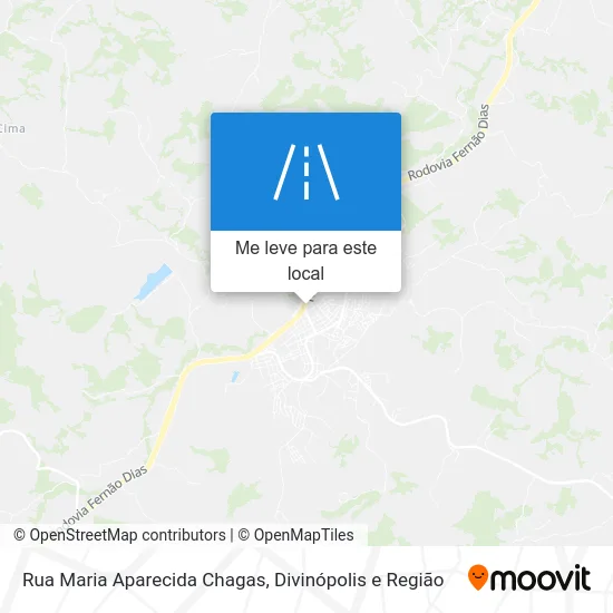 Rua Maria Aparecida Chagas mapa