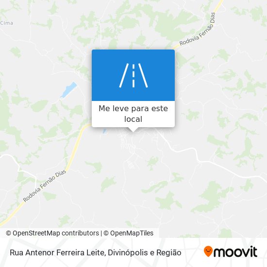 Rua Antenor Ferreira Leite mapa