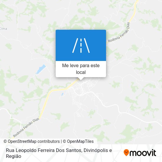 Rua Leopoldo Ferreira Dos Santos mapa