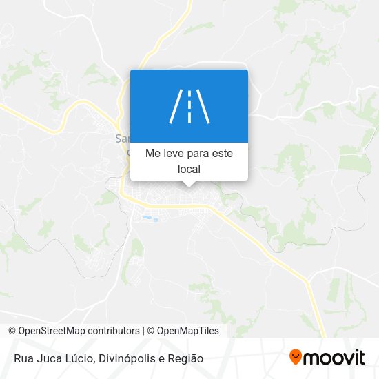 Rua Juca Lúcio mapa