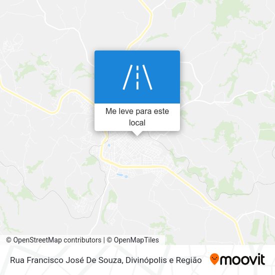 Rua Francisco José De Souza mapa