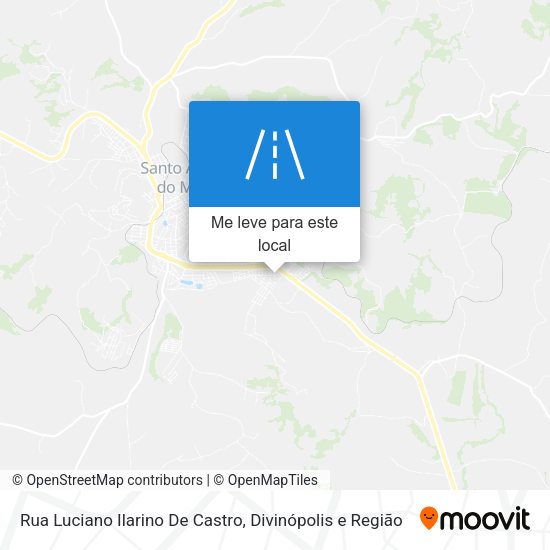 Rua Luciano Ilarino De Castro mapa