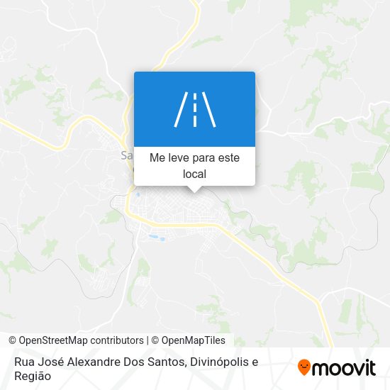 Rua José Alexandre Dos Santos mapa