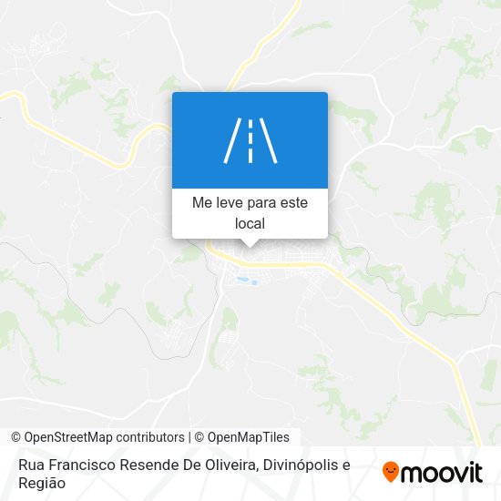 Rua Francisco Resende De Oliveira mapa