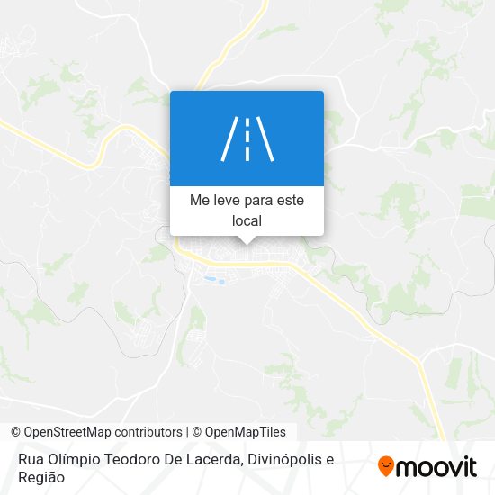 Rua Olímpio Teodoro De Lacerda mapa