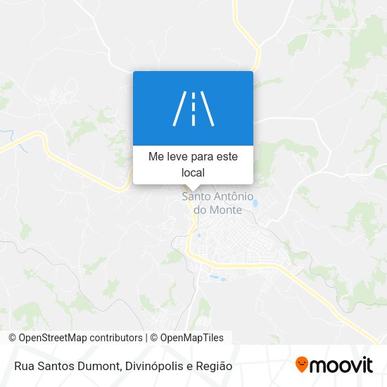 Rua Santos Dumont mapa