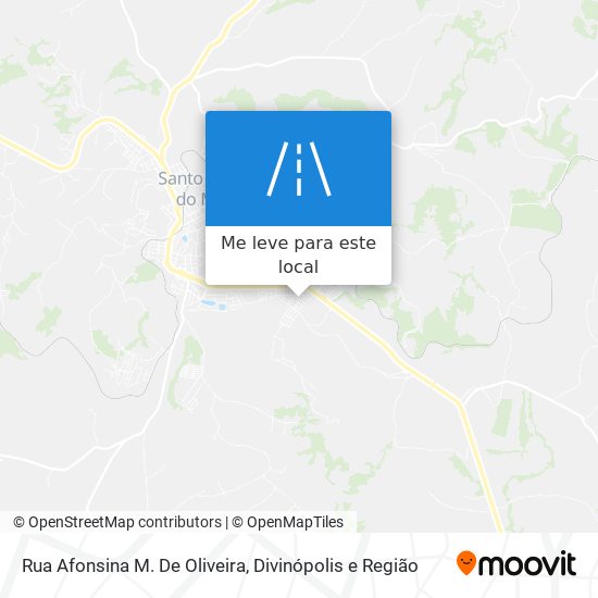 Rua Afonsina M. De Oliveira mapa