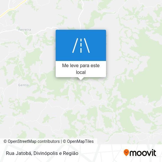 Rua Jatobá mapa