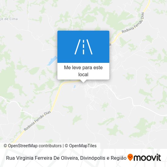 Rua Virginia Ferreira De Oliveira mapa