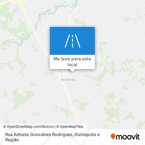 Rua Antonio Goncalves Rodrigues mapa