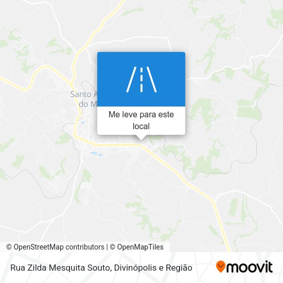 Rua Zilda Mesquita Souto mapa