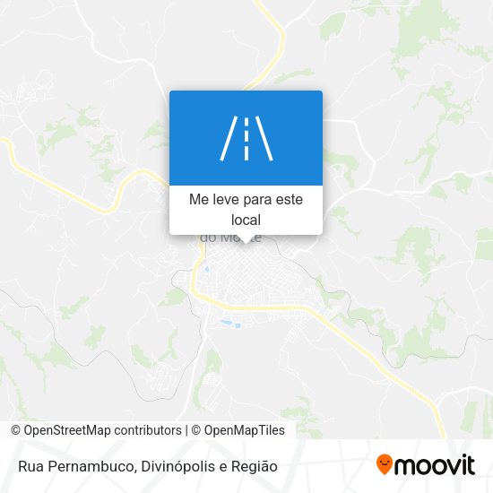 Rua Pernambuco mapa