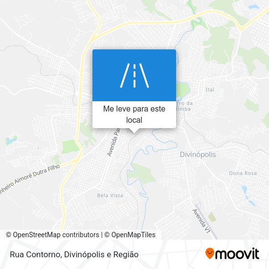 Rua Contorno mapa