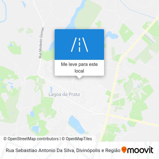 Rua Sebastiao Antonio Da Silva mapa