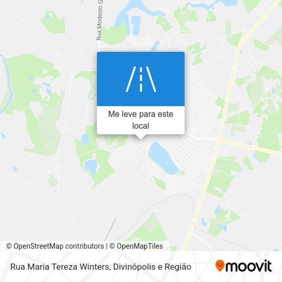 Rua Maria Tereza Winters mapa