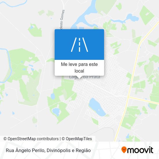 Rua Ângelo Perilo mapa