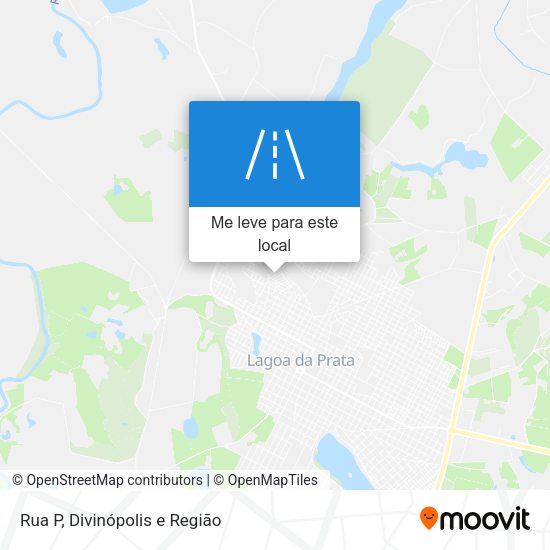 Rua P mapa