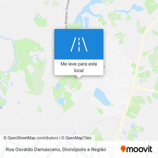 Rua Osvaldo Damasceno mapa