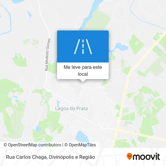 Rua Carlos Chaga mapa