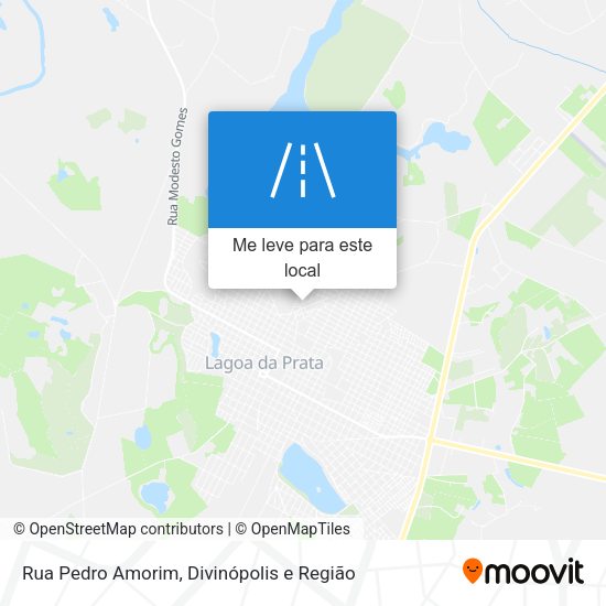 Rua Pedro Amorim mapa