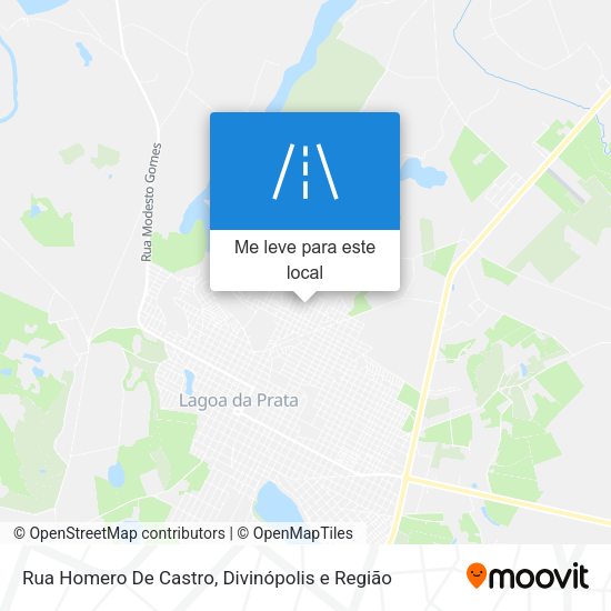 Rua Homero De Castro mapa