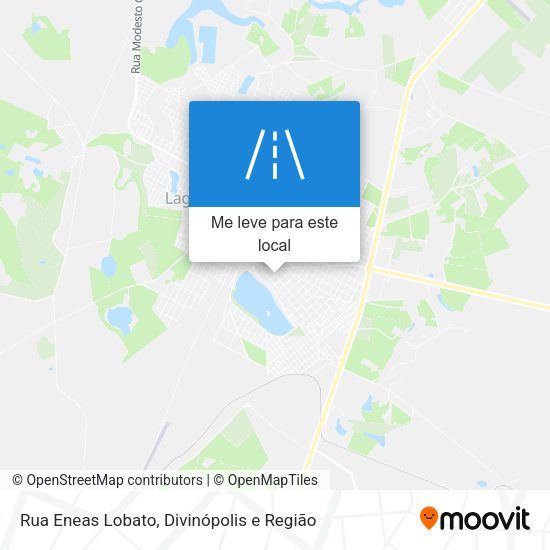 Rua Eneas Lobato mapa