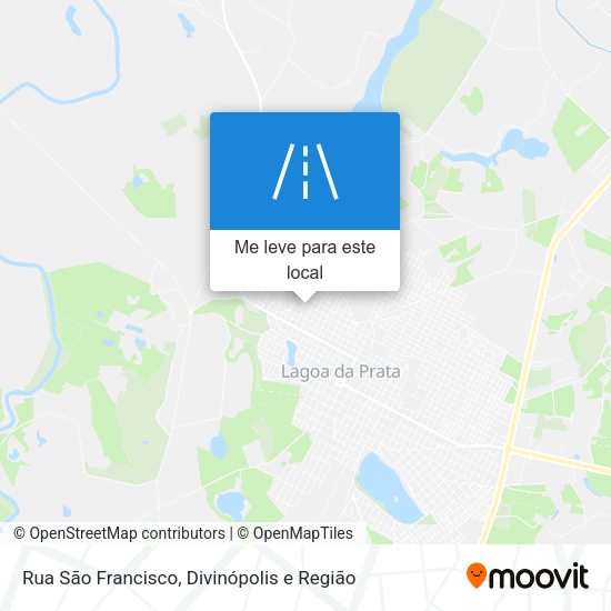 Rua São Francisco mapa