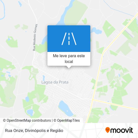 Rua Onze mapa