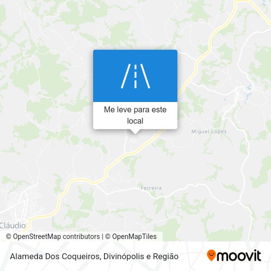 Alameda Dos Coqueiros mapa