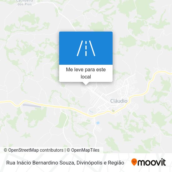 Rua Inácio Bernardino Souza mapa