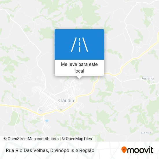 Rua Rio Das Velhas mapa