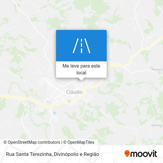 Rua Santa Terezinha mapa