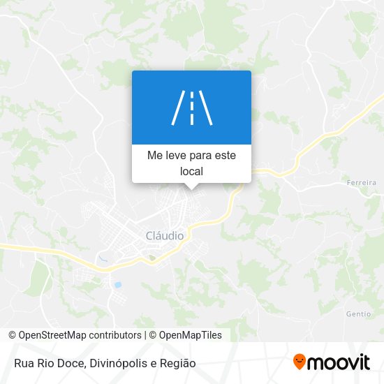 Rua Rio Doce mapa