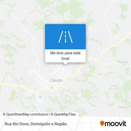 Rua Rio Doce mapa