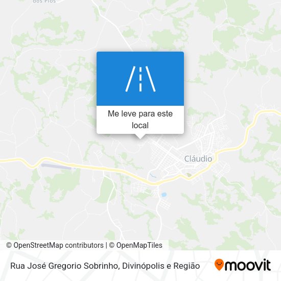 Rua José Gregorio Sobrinho mapa