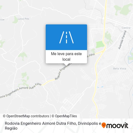 Rodovia Engenheiro Aimoré Dutra Filho mapa