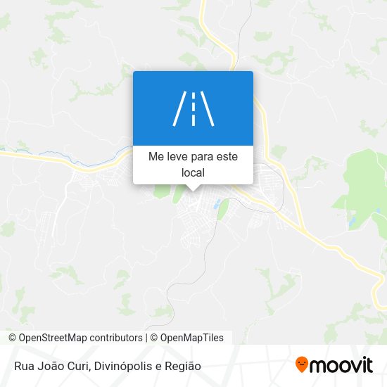 Rua João Curi mapa