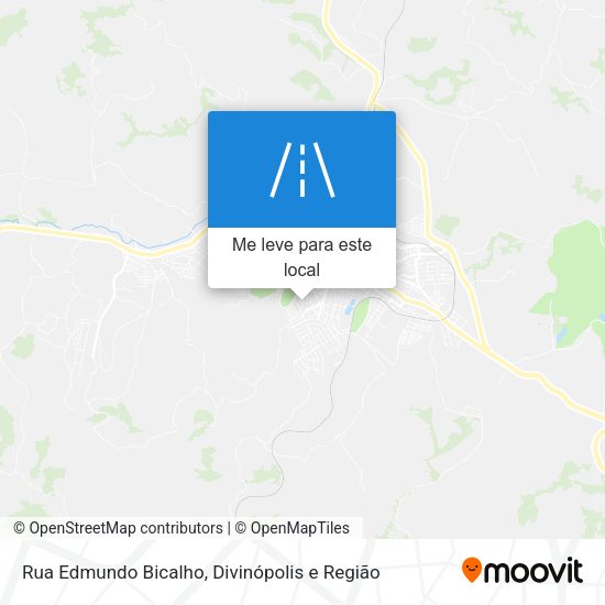 Rua Edmundo Bicalho mapa