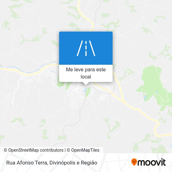 Rua Afonso Terra mapa