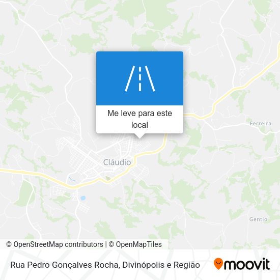 Rua Pedro Gonçalves Rocha mapa