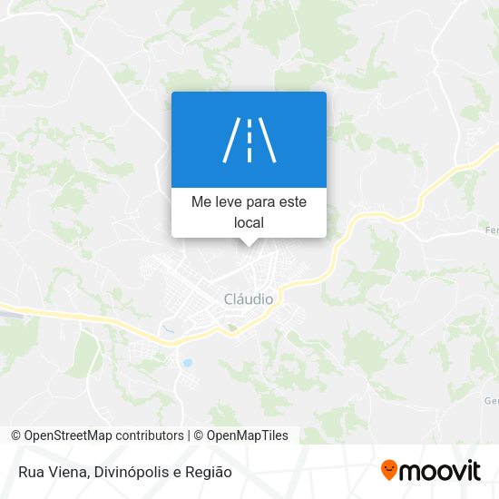 Rua Viena mapa