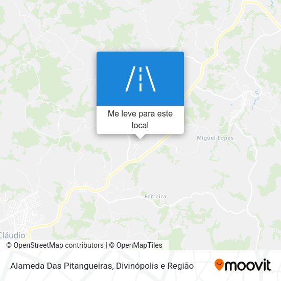 Alameda Das Pitangueiras mapa