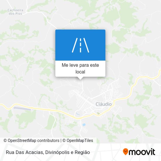 Rua Das Acacias mapa
