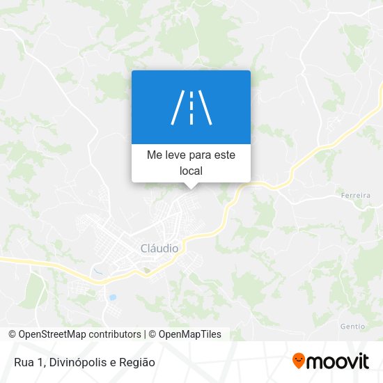 Rua 1 mapa