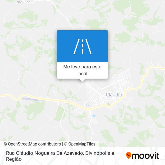 Rua Cláudio Nogueira De Azevedo mapa