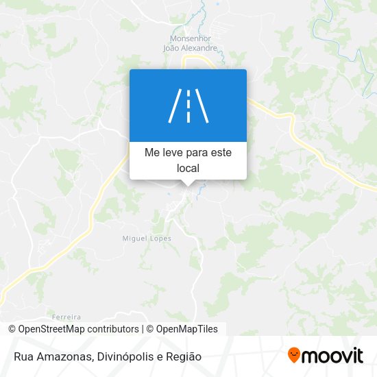 Rua Amazonas mapa