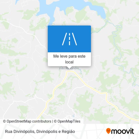 Rua Divinópolis mapa